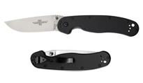 Ontario Rat 1 D2 Linerlock Black 8867